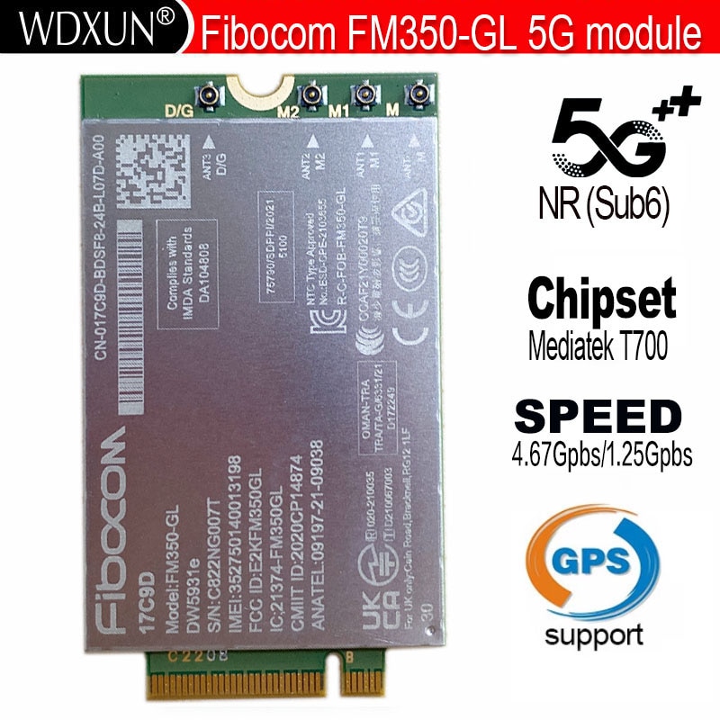 Fibocom FM350-GL DW5931e DW5931e-eSIM 5G M.2 , ..